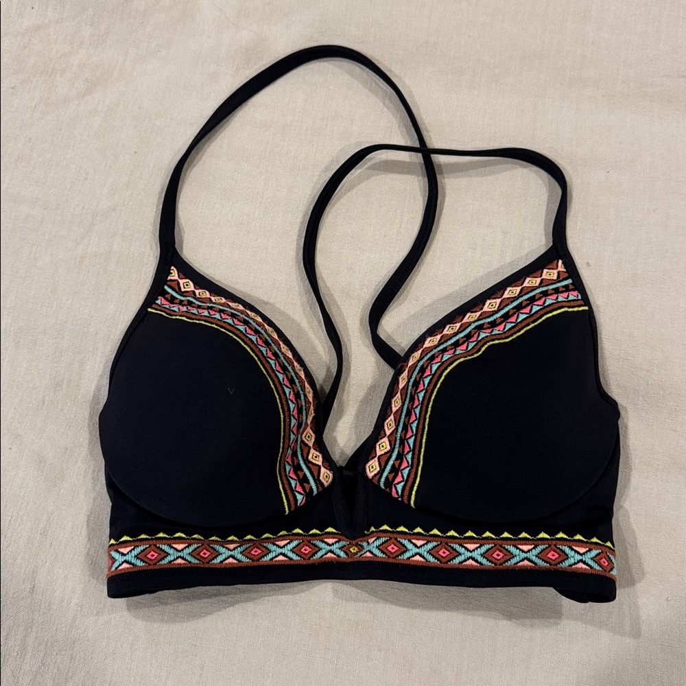Shade and Shore Bikini Top Black Size 34B